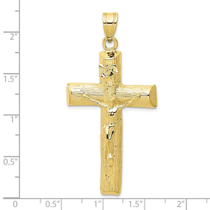 10k Large Crucifix Pendant