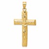 10k Large Crucifix Pendant