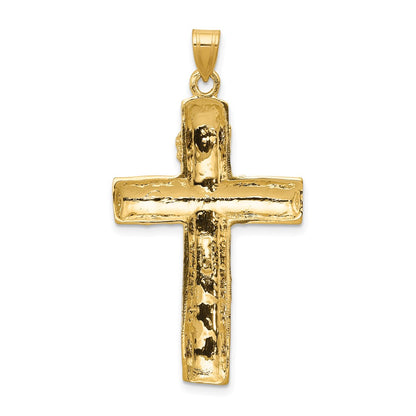 10k Tree Cross Crucifix Charm