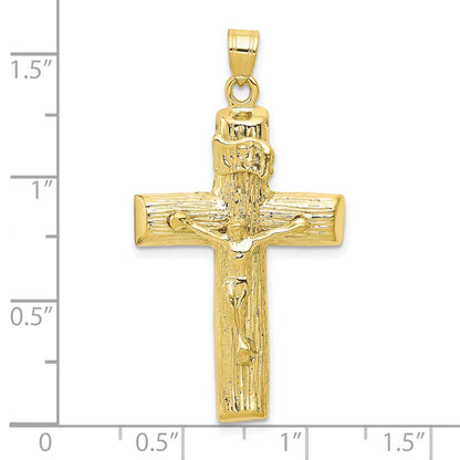 10k Tree Cross Crucifix Charm