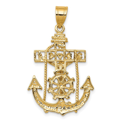 10k Mariners Crucifix Pendant