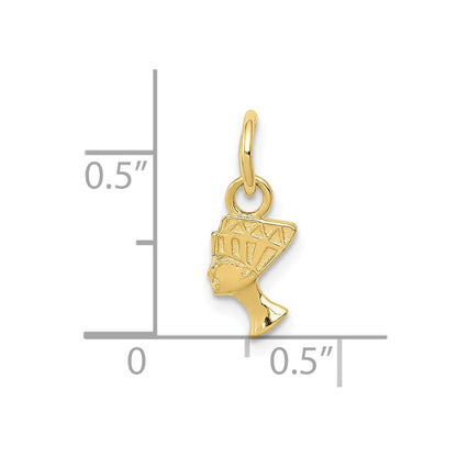 10k Mini Nefertiti Charm