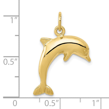 10k Jumping Dolphin Charm