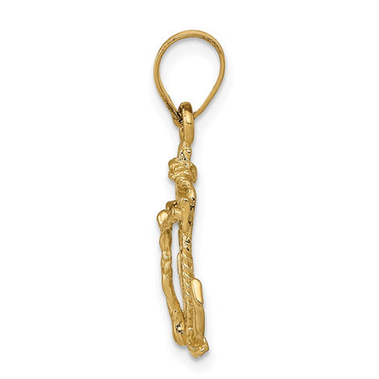 10k Mariners Crucifix Pendant