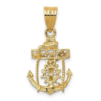 10k Mariners Crucifix Pendant