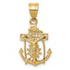 10k Mariners Crucifix Pendant