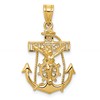 10k Mariners Crucifix Pendant