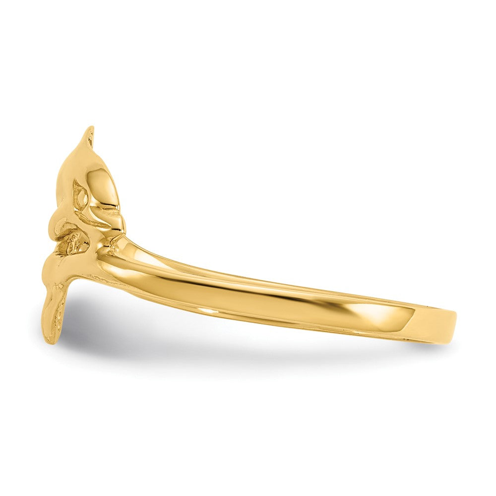 10k Dolphin Bypass Ring