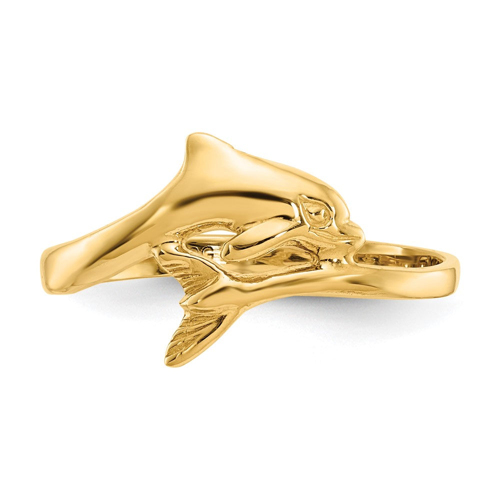 10k Dolphin Bypass Ring