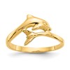 10k Dolphin Bypass Ring