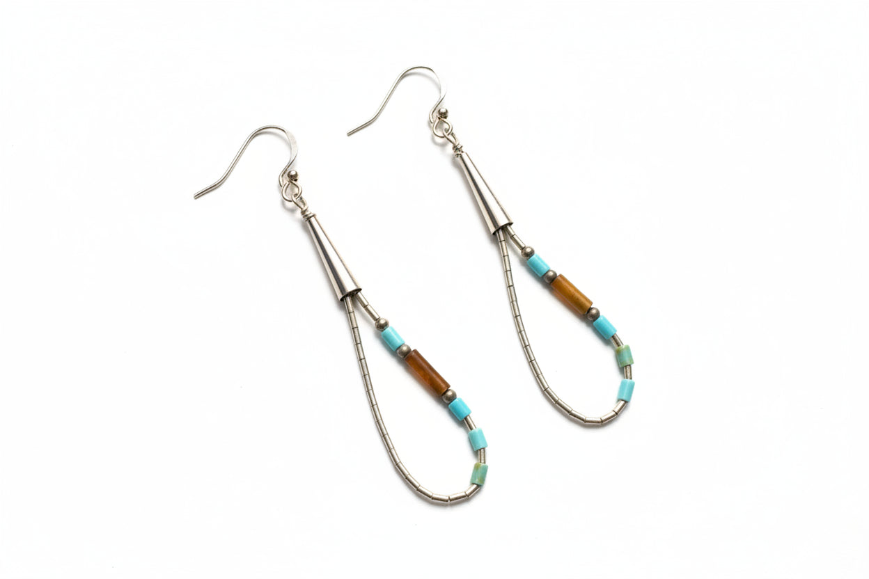 Sterling silver loops