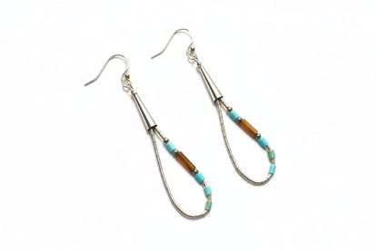 Sterling silver loops