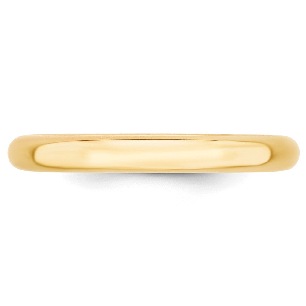 10k Yellow Gold 3mm Standard Weight Comfort Fit Wedding Band Size 7