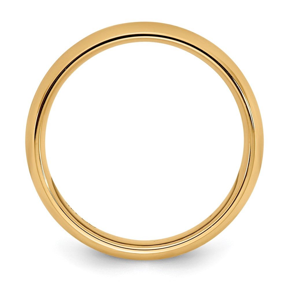 10k Yellow Gold 5mm Standard Weight Comfort Fit Wedding Band Size 10