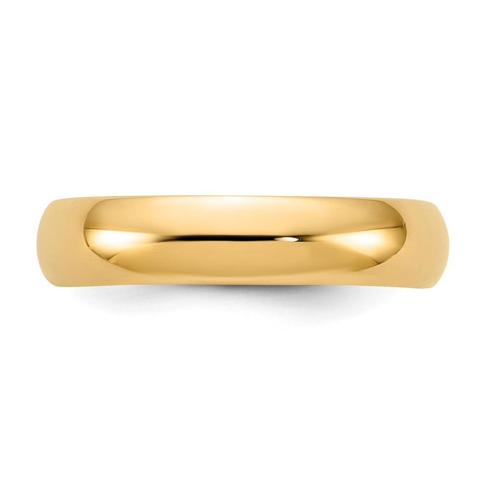 10k Yellow Gold 5mm Standard Weight Comfort Fit Wedding Band Size 10