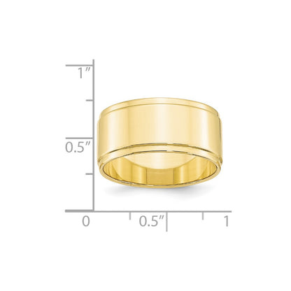 10KY 10mm Flat with Step Edge Band Size 10
