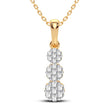 14K 0.25CT Diamond Pendant