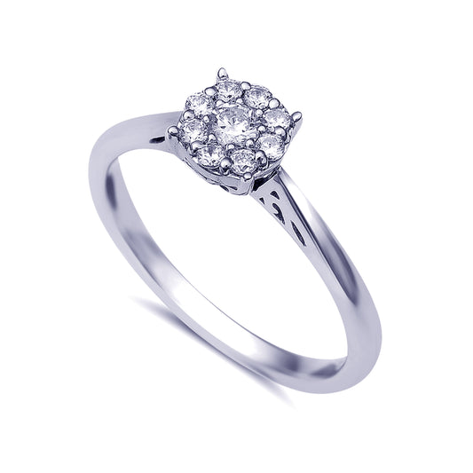 14K  0.50ct Diamond Bridal Ring