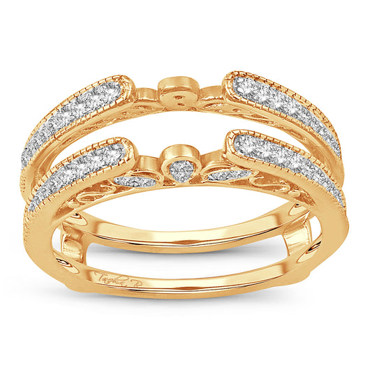 14K 0.34CT Diamond RING GUARD