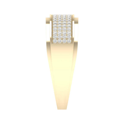 10K 0.30ct Mens Band