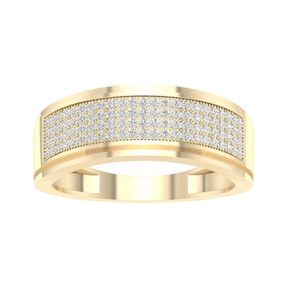 10K 0.30ct Mens Band