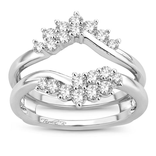 14K  0.66 CT Diamond Ring Guard