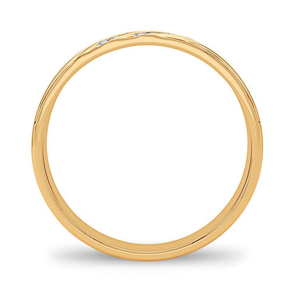 14K 0.10CT Diamond Band