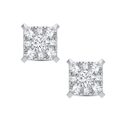 14K 0.27CT DIAMOND EARRING