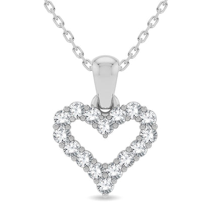 14K 0.25CT Diamond Pendant
