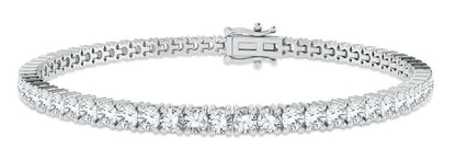 14K 4.08ct Diamond Bracelet