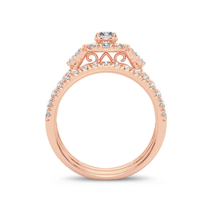 14K 1.00ct Diamond Bridal Ring