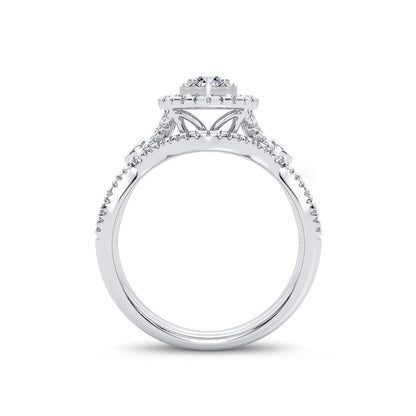 14K 1.00CT Diamond Bridal Ring