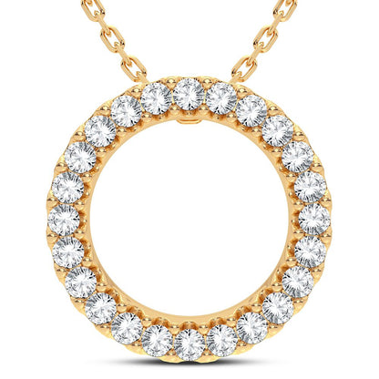 14K 0.25CT DIAMOND PENDANT