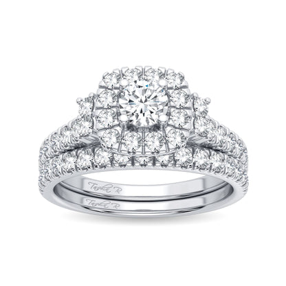 14K 1.00CT Diamond Bridal Ring