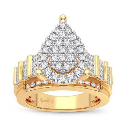 10K 1.00CT Diamond Ring