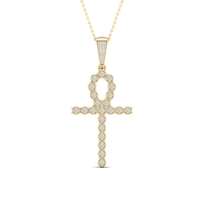 10K 0.38CT Diamond Pendant