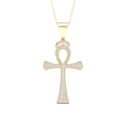 10K 0.75CT Diamond Pendant