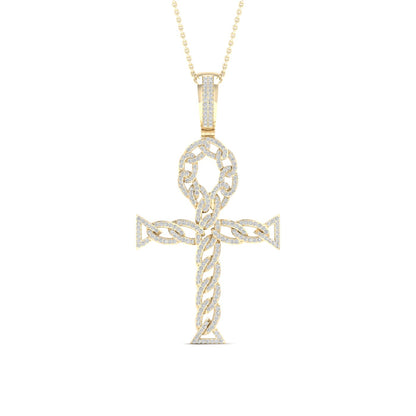 10K 0.70CT Diamond Pendant