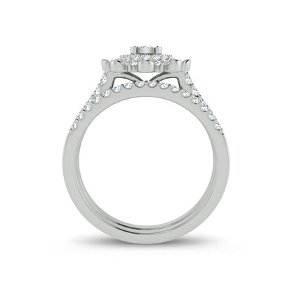 10K 0.63ct Diamond Bridal Ring