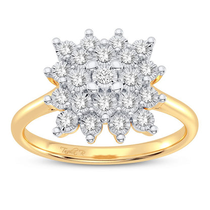 10K 0.17CT DIAMOND RING