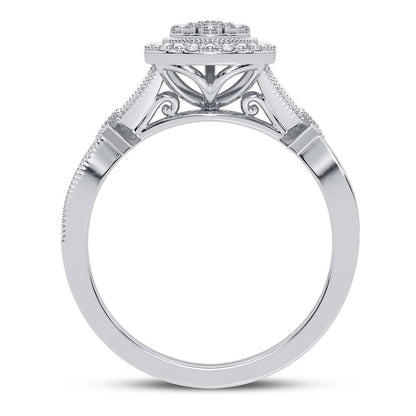 10K 0.13CT DIAMOND RING
