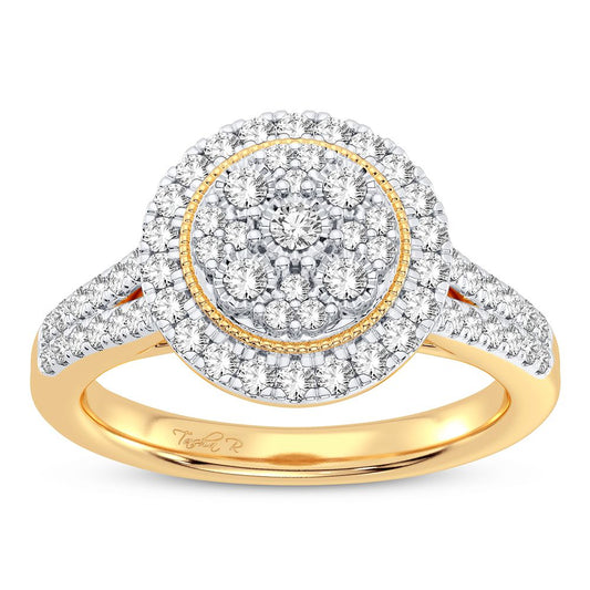 10K 0.50CT DIAMOND RING