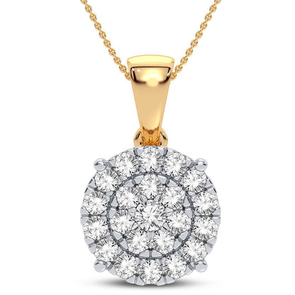 14K 2.00CT DIAMOND PENDANT