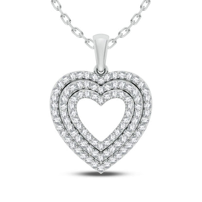 10K 0.50CT DIAMOND PENDANT