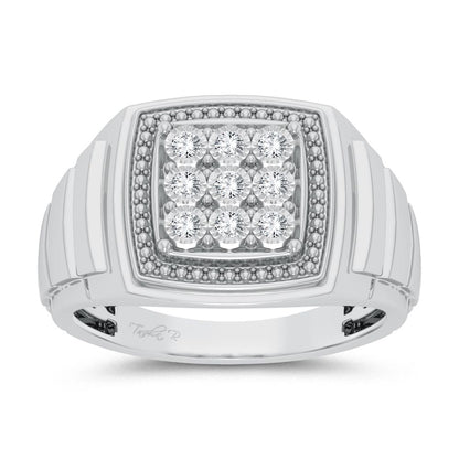 10K 0.20ct Diamond Mens Ring