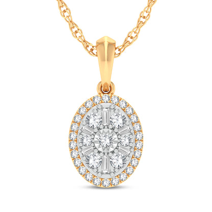 14K 0.25ct Diamond Pendant