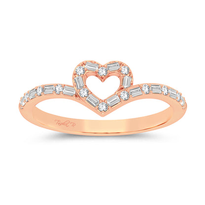 10K 0.17ct Diamond Ring