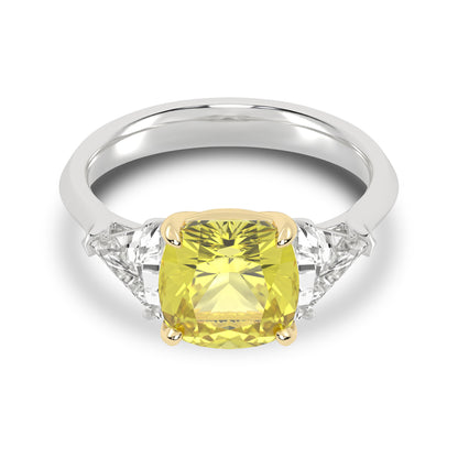 Certified Lab Grown 14K 4.16CT Diamond Engagement Ring