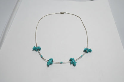 Turquoise Bear Fetish