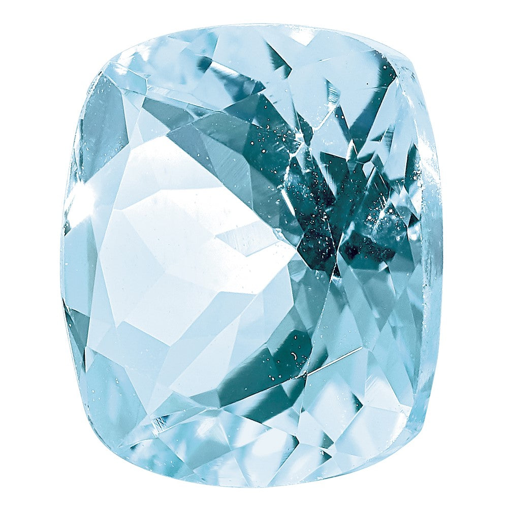 Aquamarine AA Quality 6mm Antique Cushion
